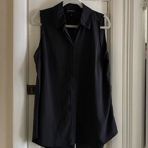 Black Sleeveless Shirt